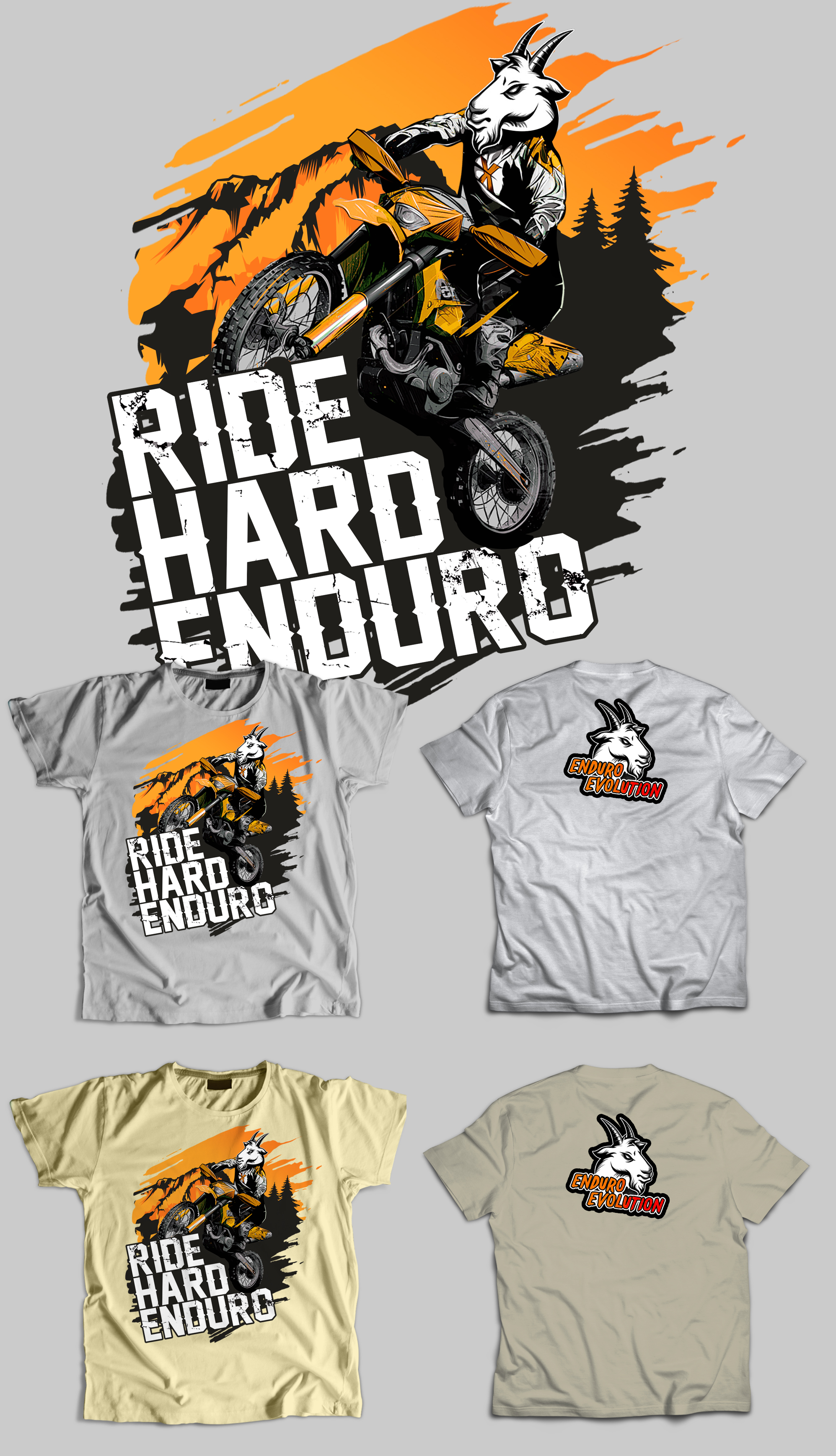 T-shirt Design by AVColor Design for Enduro Evolution | Design #28757025