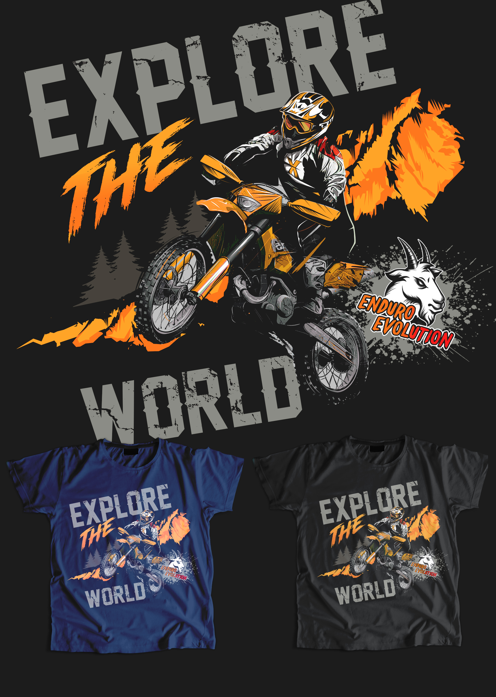 T-shirt Design by AVColor Design for Enduro Evolution | Design #28757028