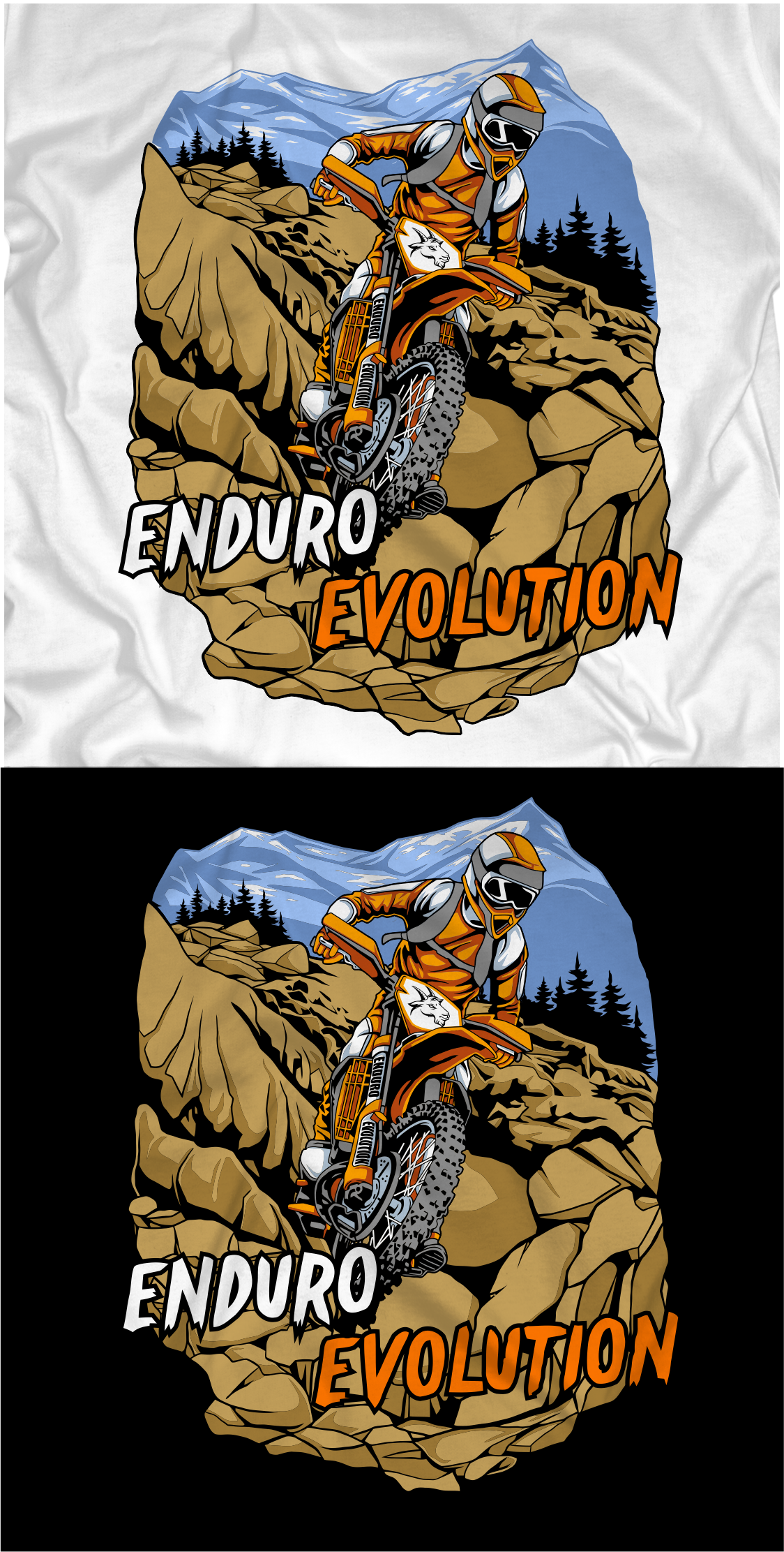 T-shirt Design by Yakuza20 for Enduro Evolution | Design #28755476
