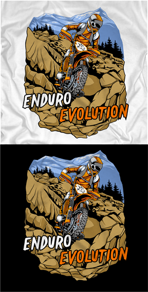 T-Shirt-Design von Yakuza20 für Enduro Evolution | Design: #28755476