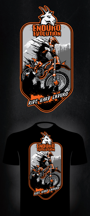 Diseño de Camiseta por ally designs para Enduro Evolution | Diseño #28733795