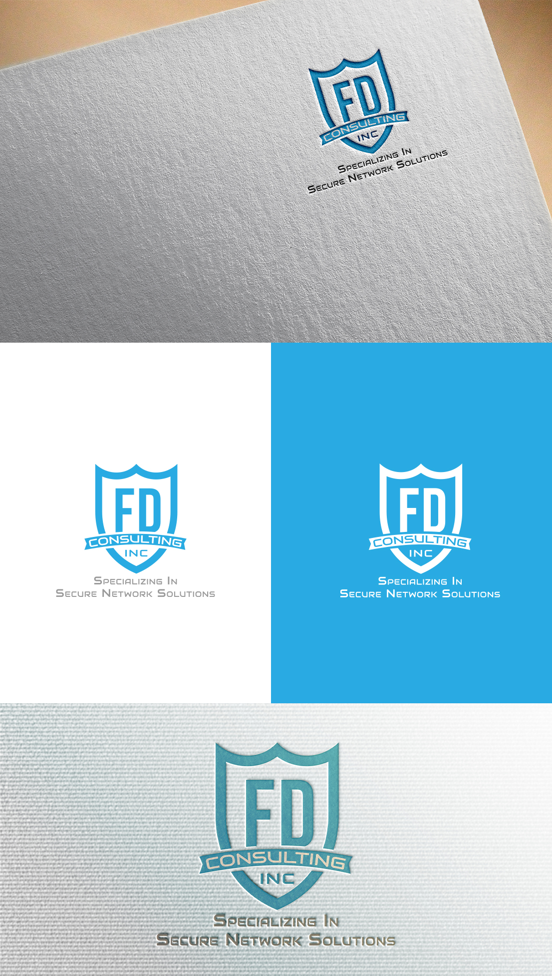 Logo Design by Sayma Fashion for FD Consulting Inc | Design #28723122
