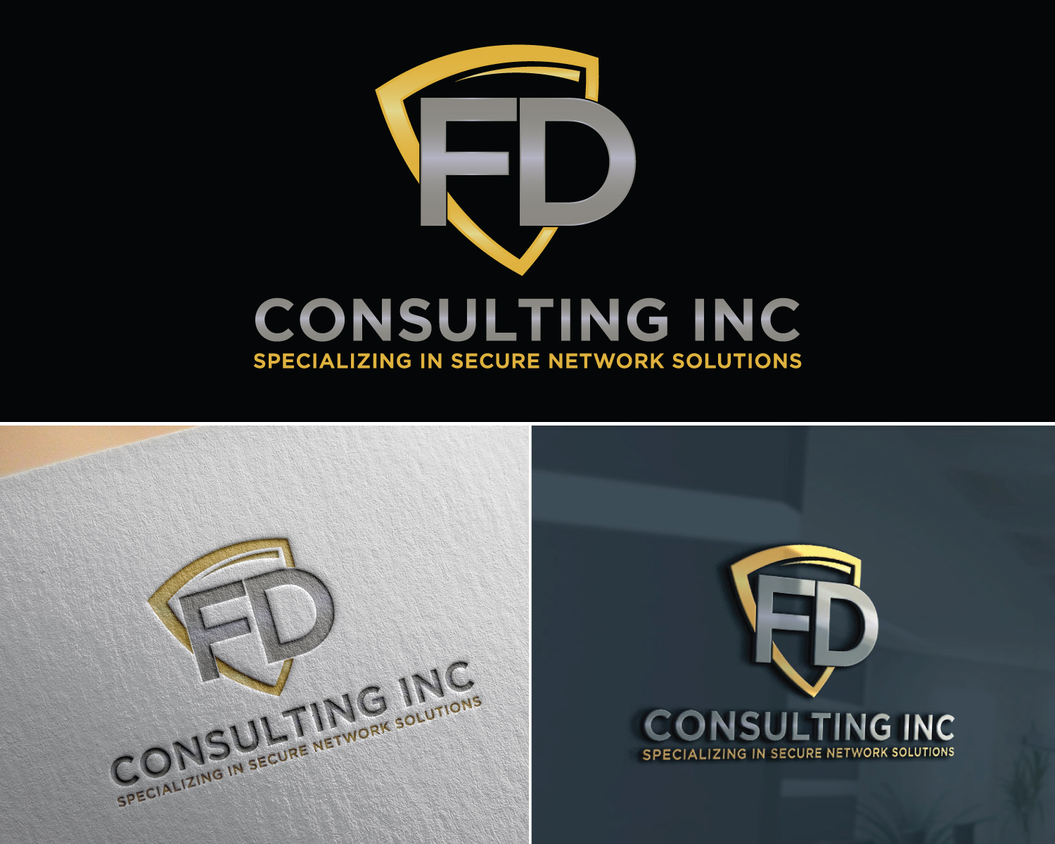 Logo Design by Atec for FD Consulting Inc | Design #28725346