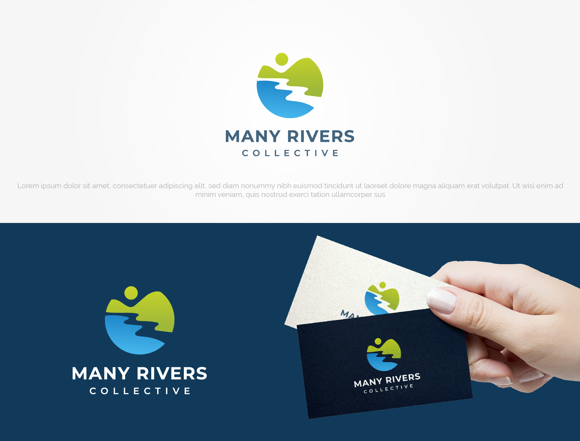 Diseño de Logo por designbelk para Many Rivers Collective | Diseño #28762666