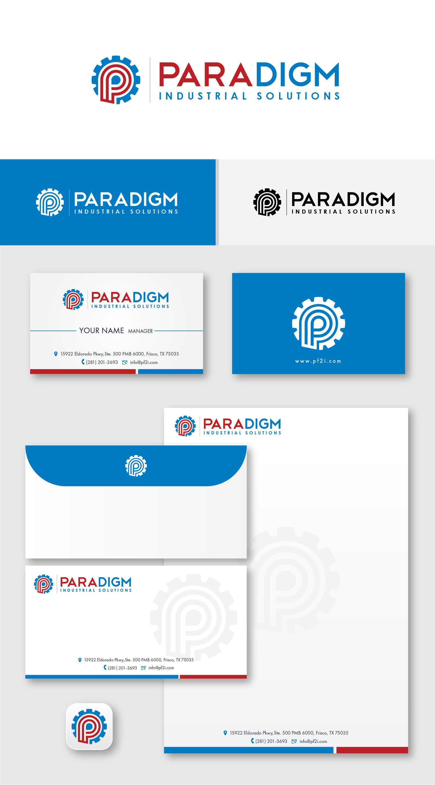 Logo Design by MG.graphics for PARADIGM Industrial Solutions | Design #28727537