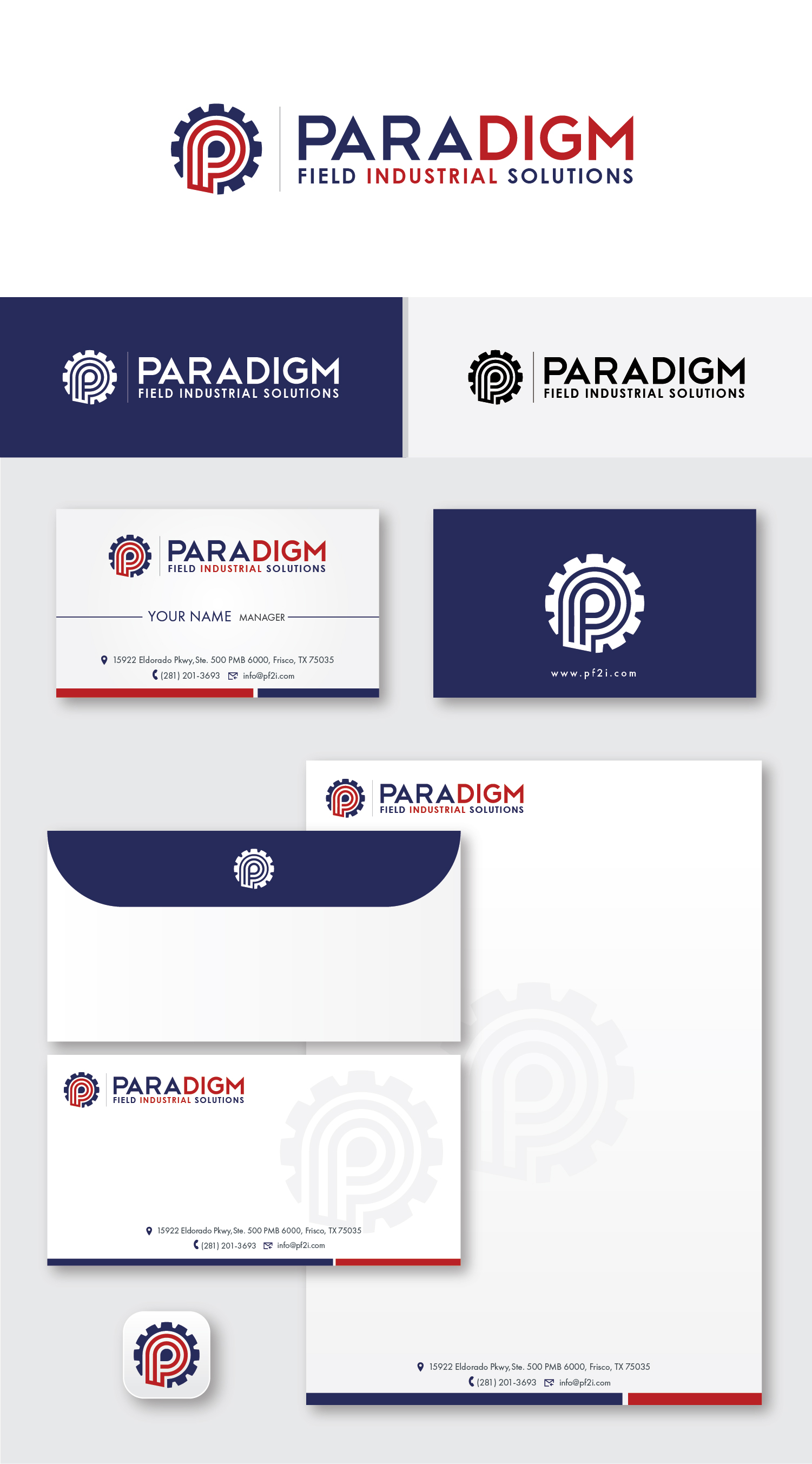 Logo Design by MG.graphics for PARADIGM Industrial Solutions | Design #28768384
