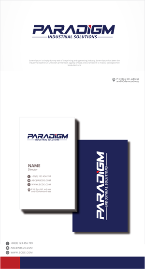Logo Design by graphicevolution for PARADIGM Industrial Solutions | Design: #28730715