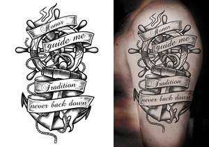 Tattoo Design by D'Mono for this project | Design #28743368