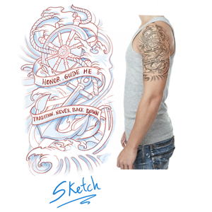 Tattoo Design by rafaelcame 2 for this project | Design #28748533