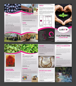 Brochure Design by Fine Graphics House for Larson Gallery | Design: #28742321