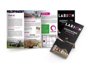 Design de Brochure par amitt.me - InDesign + ui ux pour Larson Gallery | Design #28749379