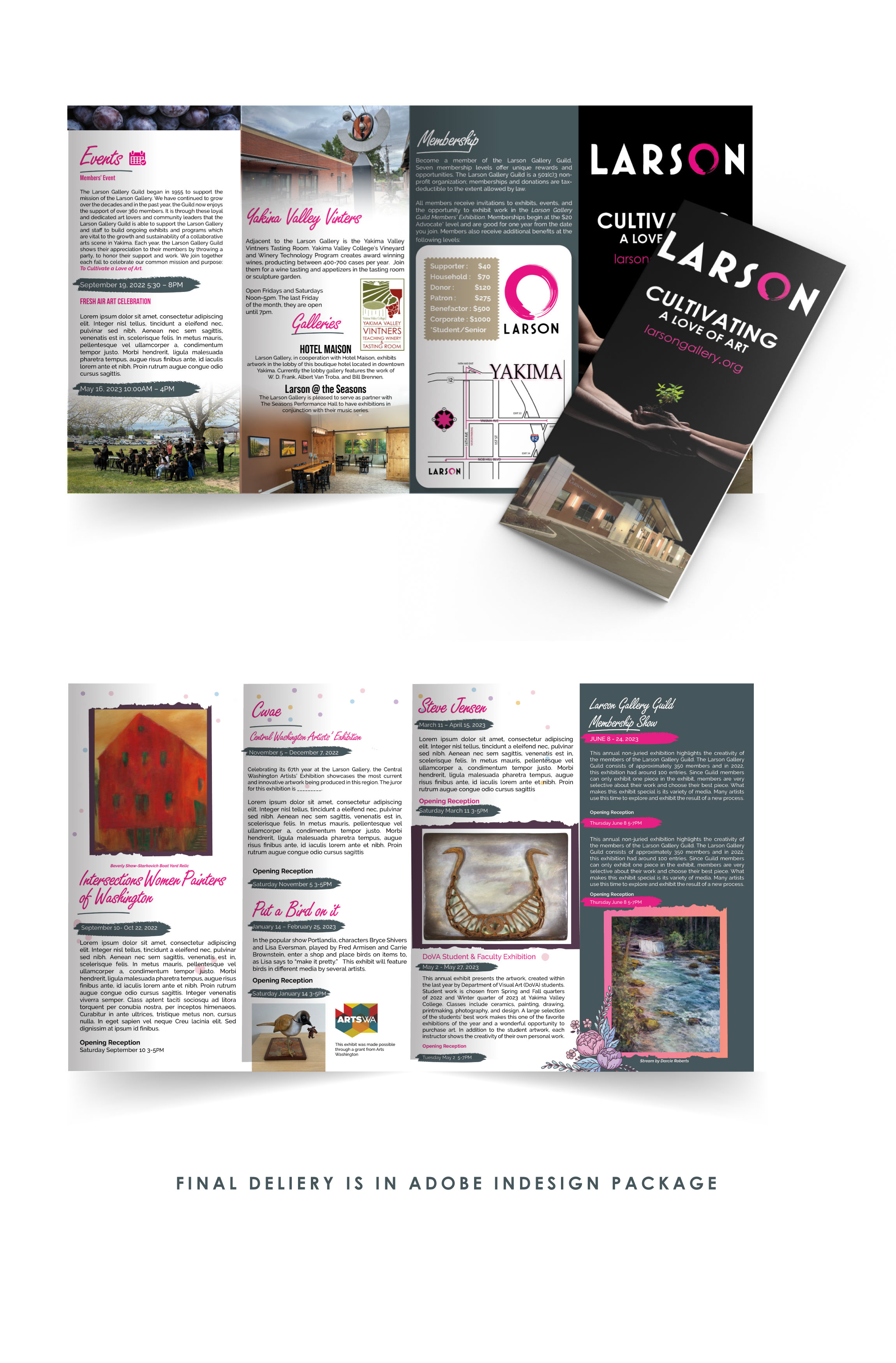 Brochure Design by amitt.me for Larson Gallery | Design #28750392