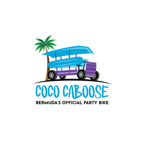 Coco Caboose   (Tagline:  Bermuda’s Official Party Bike) | Logo Design by chanchalm