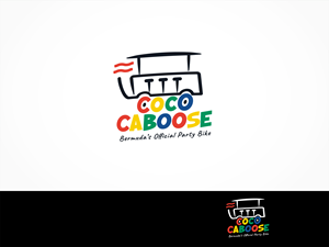 Coco Caboose   (Tagline:  Bermuda’s Official Party Bike) | Logo Design by ArtTank