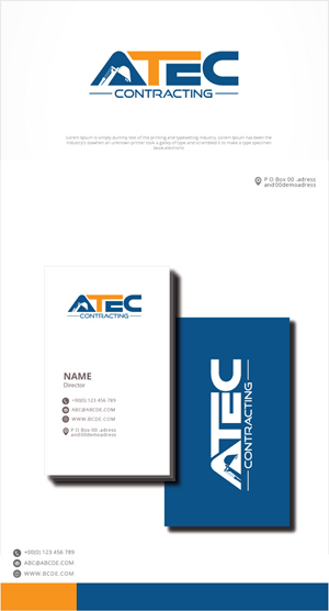 Design de Logo par graphicevolution pour ATEC Contracting | Design : #28734224