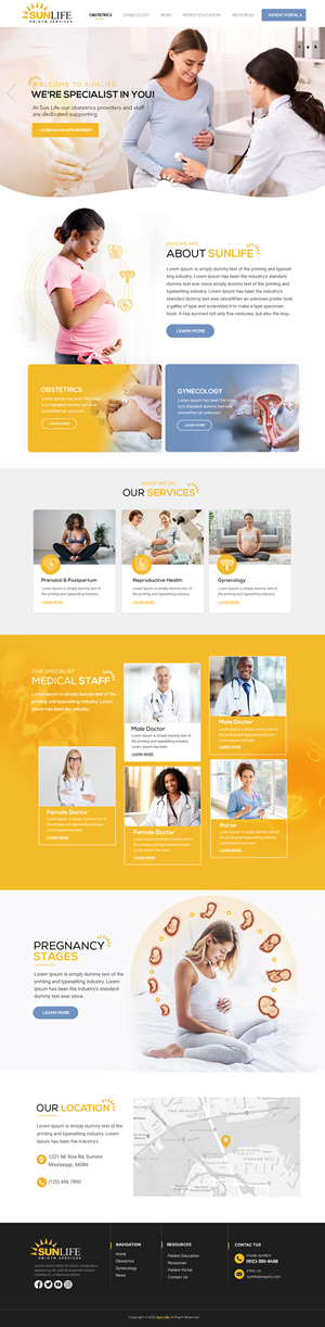 Web Design by Blue Sparrow for this project | Design: #28738372