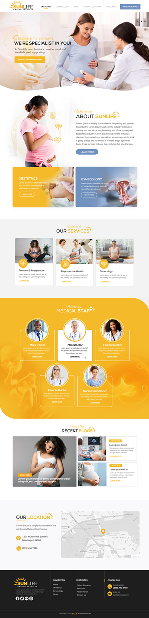 Web Design by Blue Sparrow for this project | Design: #28743521