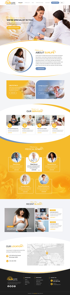 Web Design by Blue Sparrow for this project | Design: #28746471
