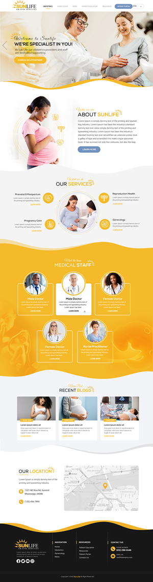 Web Design by Blue Sparrow for this project | Design: #28746472