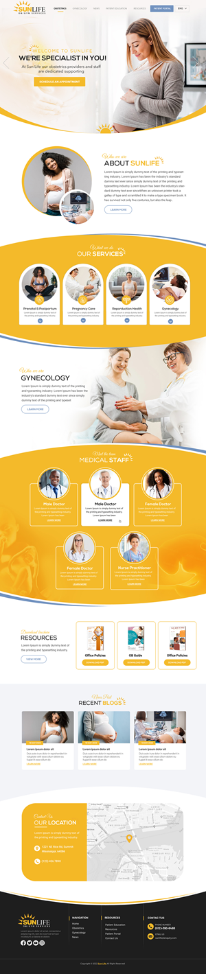 Web Design by Blue Sparrow for this project | Design: #28747859