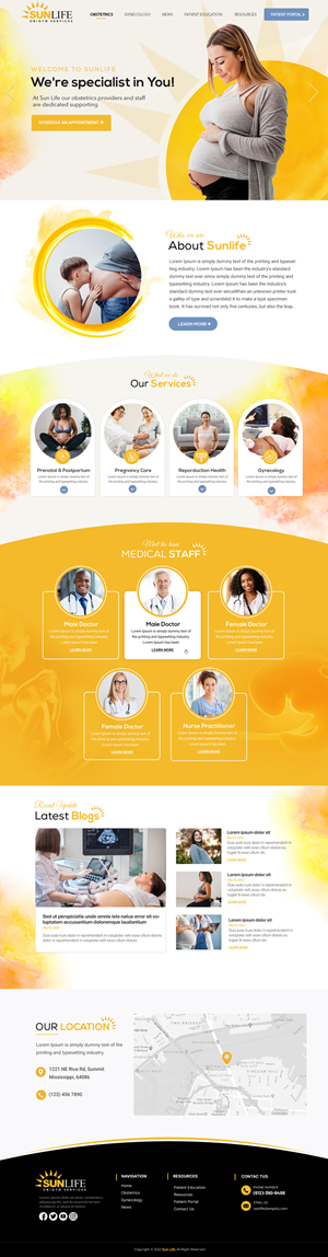 Web Design by Blue Sparrow for this project | Design: #28747992