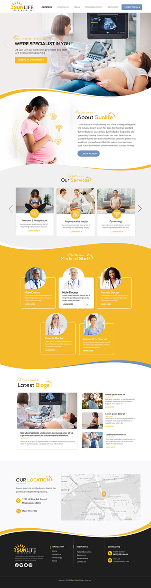 Web Design by Blue Sparrow for this project | Design: #28747994