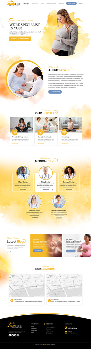 Web Design by Blue Sparrow for this project | Design: #28748070