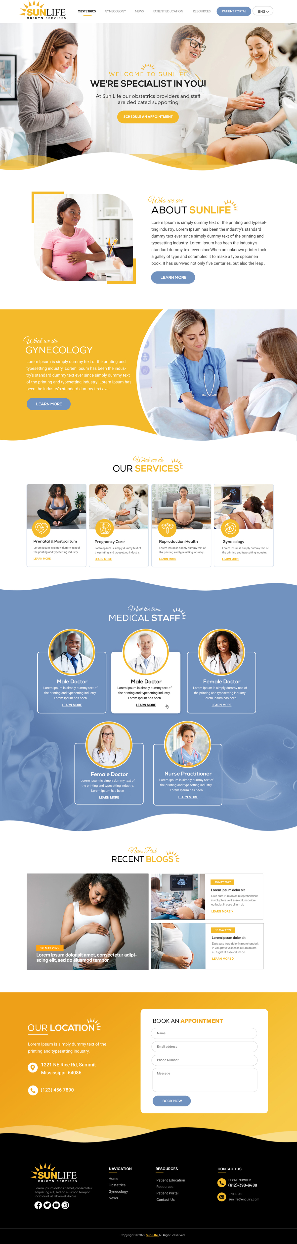 Web Design by Blue Sparrow for this project | Design #28749987