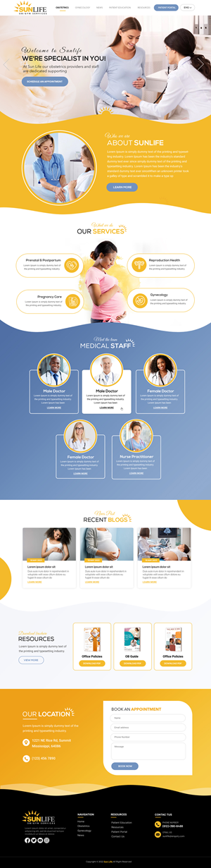 Web Design by Blue Sparrow for this project | Design: #28750040