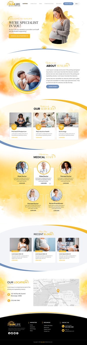 Web Design by Blue Sparrow for this project | Design: #28757814