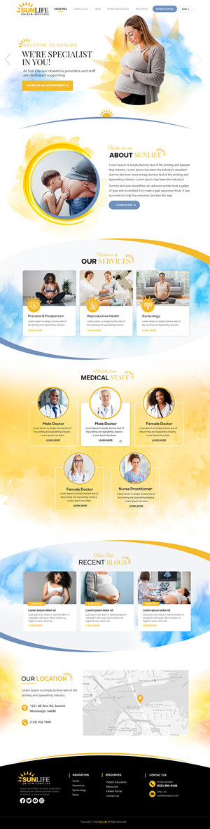Web Design by Blue Sparrow for this project | Design: #28757815
