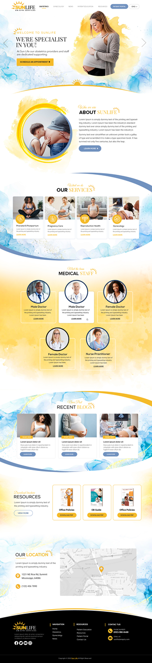 Web Design by Blue Sparrow for this project | Design: #28760169