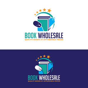 Book Wholesale 'quality books at affordable prices' | Logo Design by Logo of god