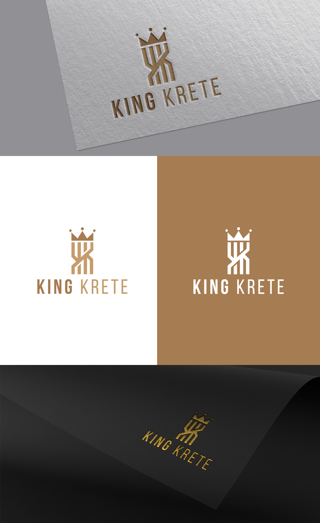Logo Design by Sayma Fashion for King Krete | Design: #28736276