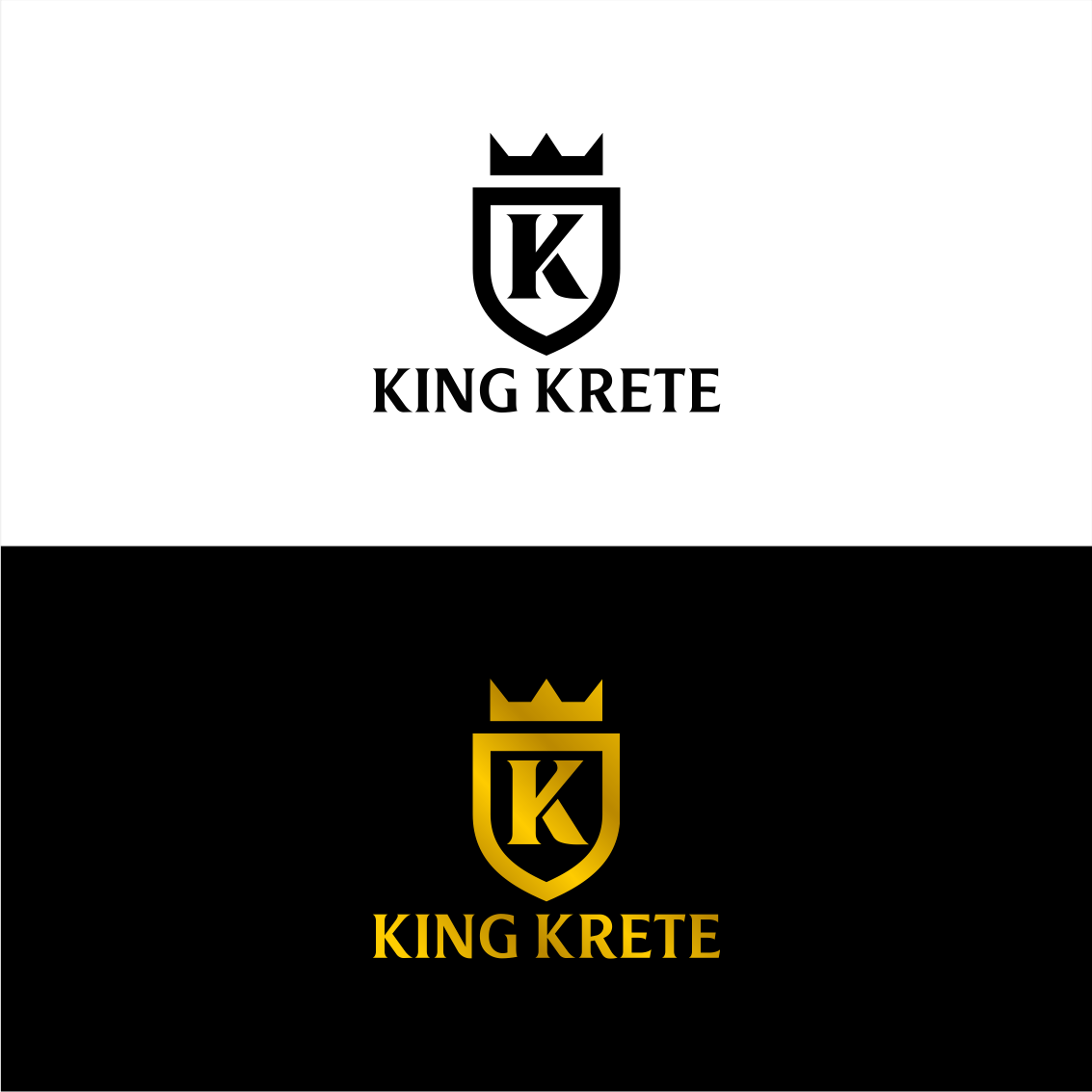 Logo Design by SastrovariuZ for King Krete | Design #28736371