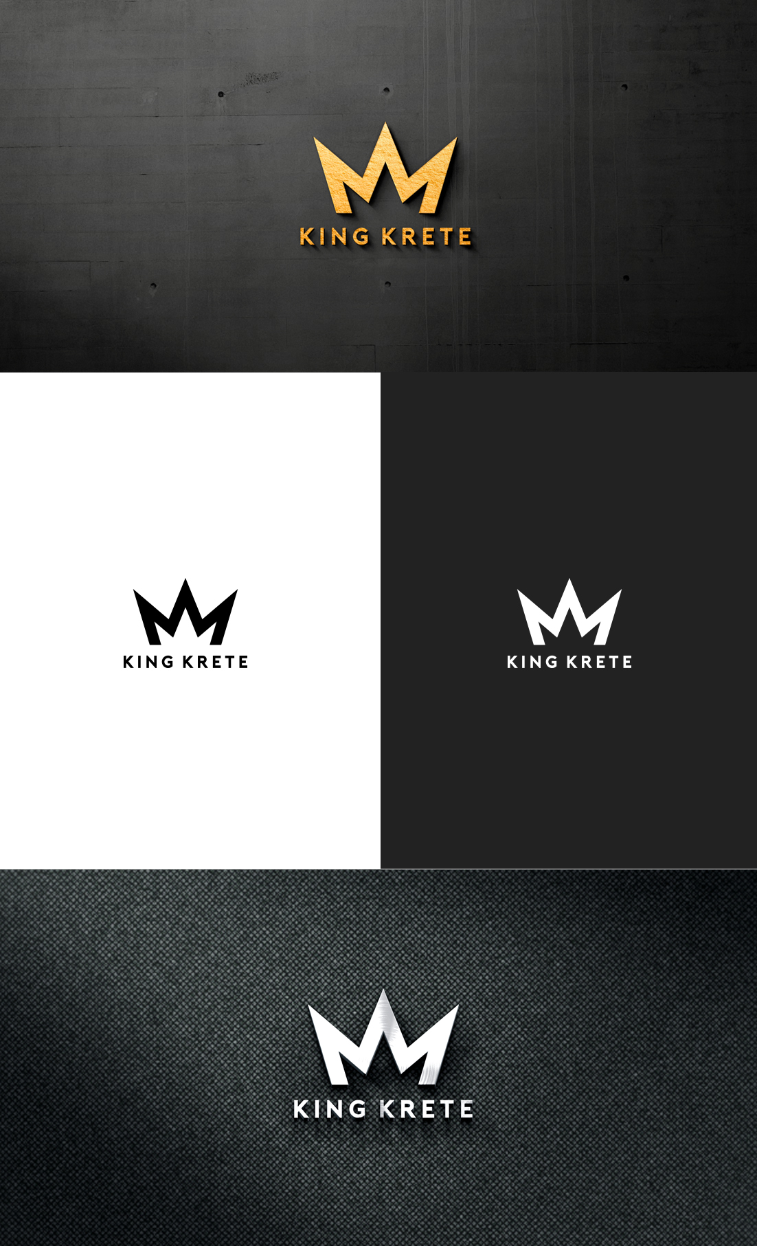 Logo Design by GLDesigns for King Krete | Design #28736547