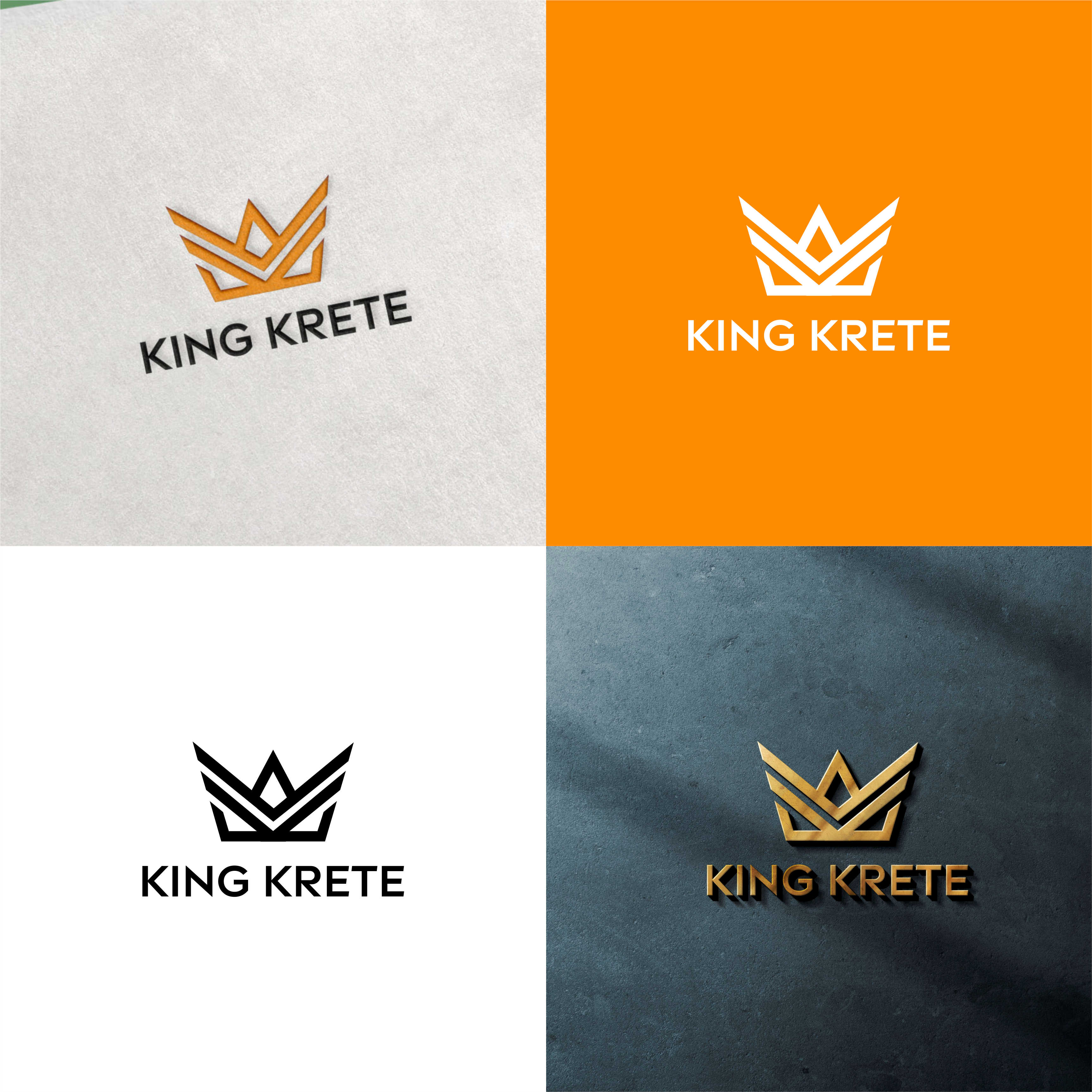 Logo Design by achil78 for King Krete | Design #28739360