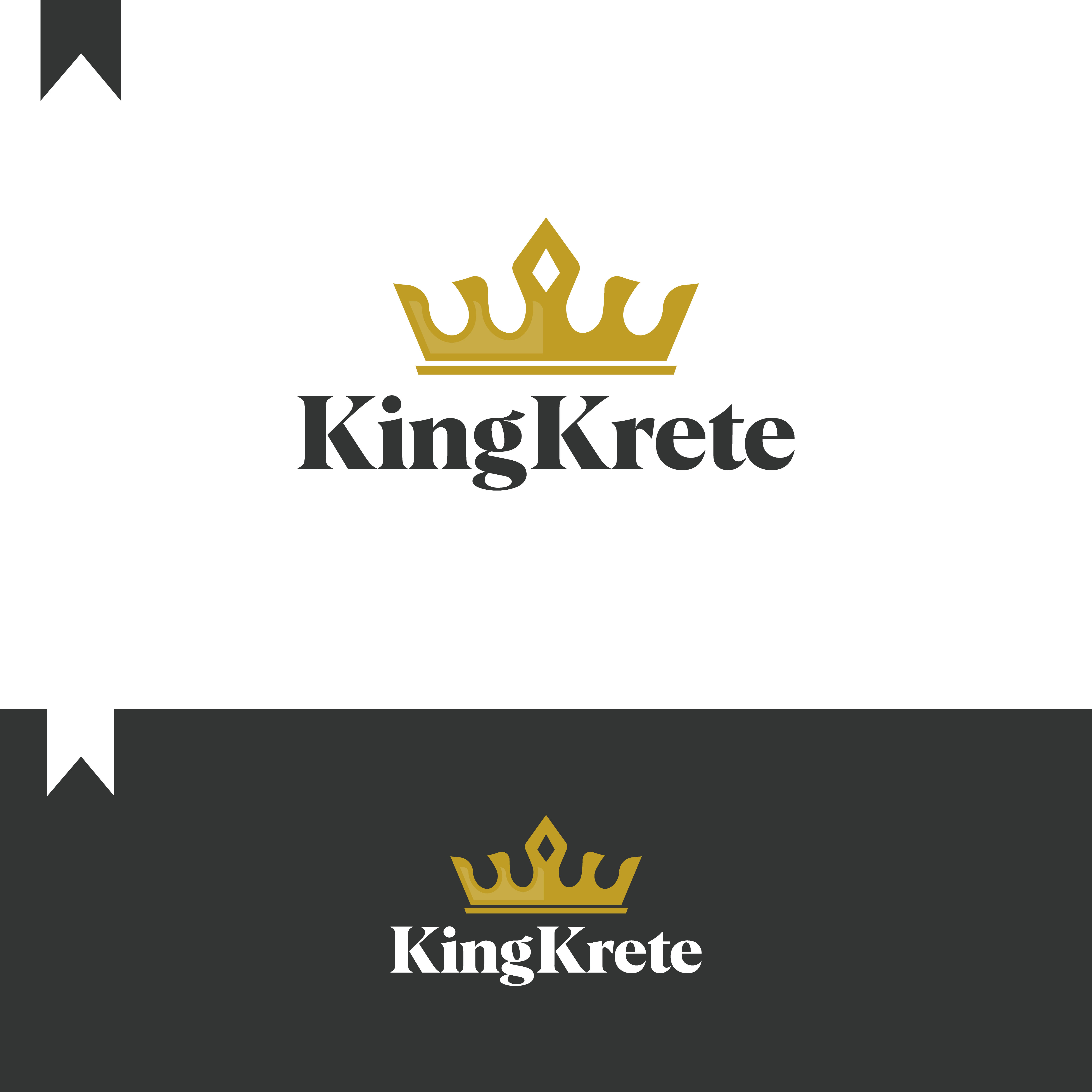 Logo Design by UzairRahi for King Krete | Design #28748959