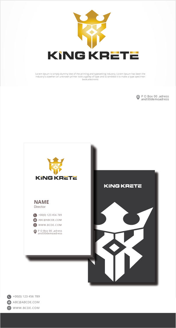Diseño de Logo por graphicevolution para King Krete | Diseño #28735466