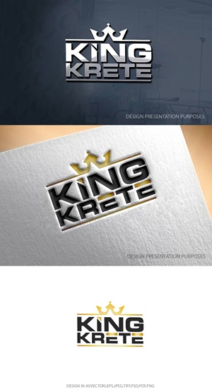 Logo Design by graphicevolution for King Krete | Design: #28735790