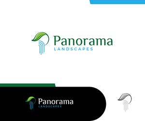 Panorama (Main Text) Landscapes (Underlying Text) | Logo-Design von ecorokerz
