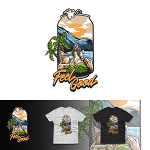 looking for designs for my tshirt brand feel good  | T-Shirt-Design von duatitik.std