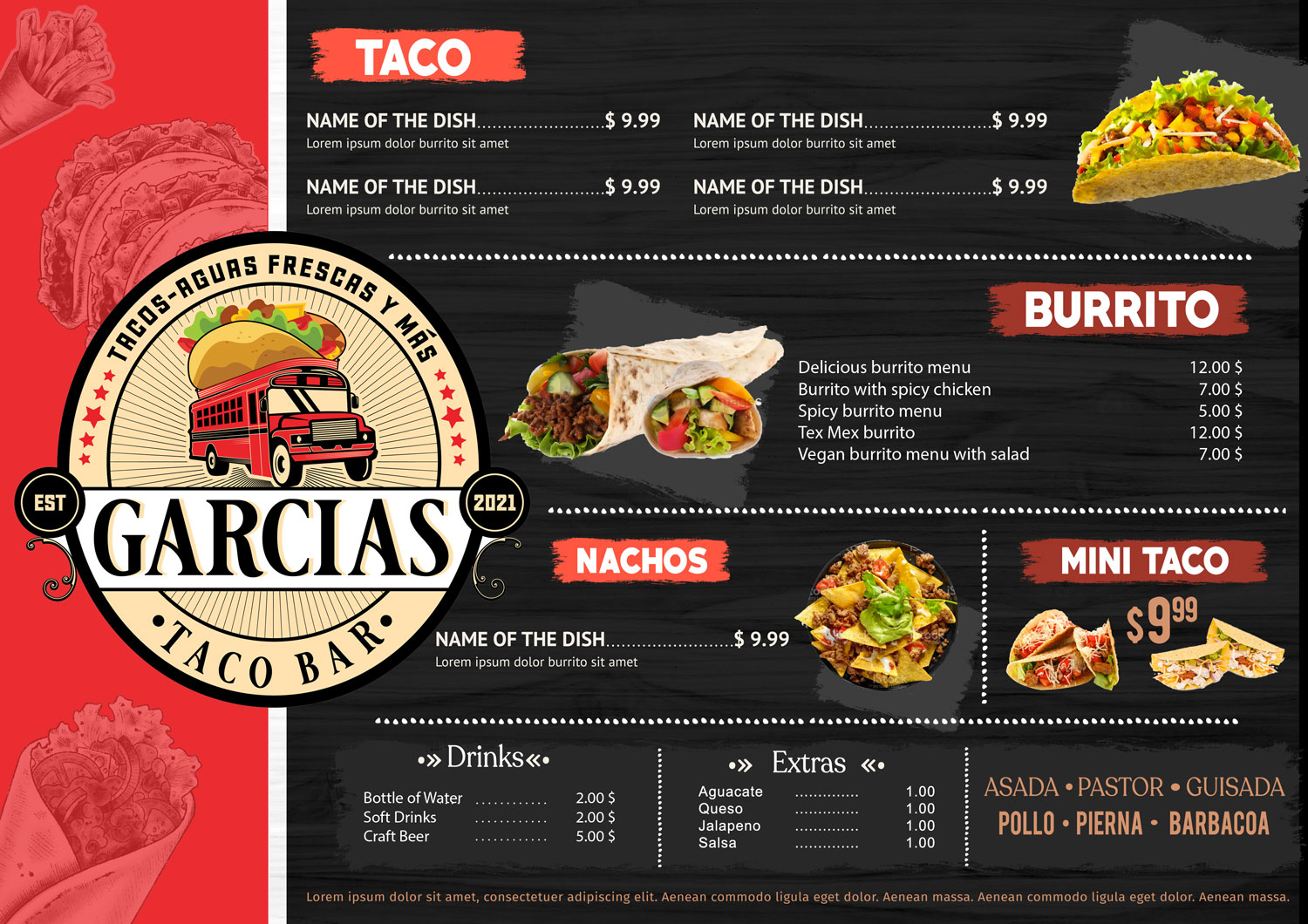 Menu Design by ordelya.nicole for this project | Design #28745463