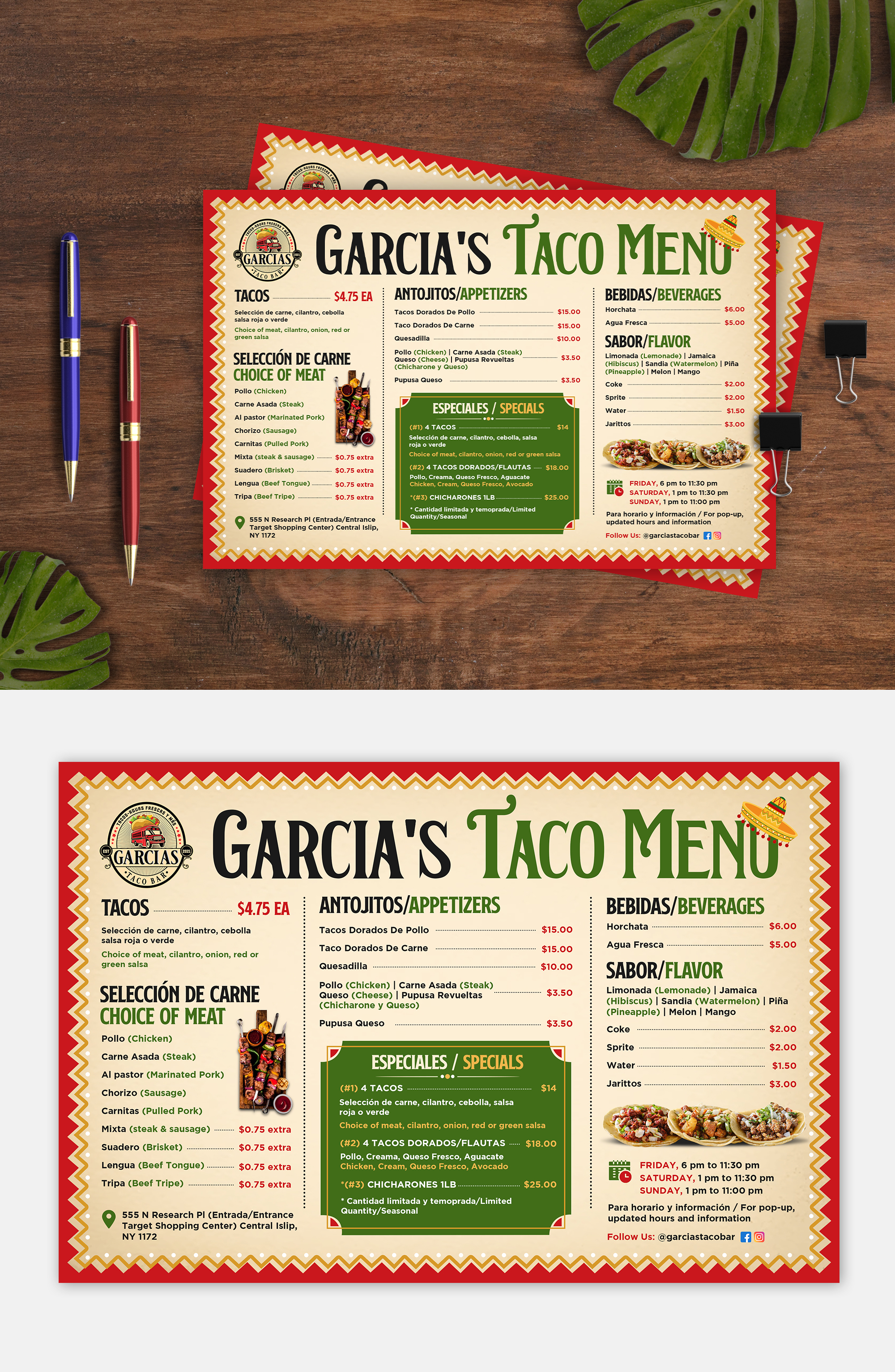 Menu Design by debdesign for this project | Design #28764633
