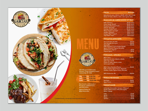 Menu Design by Fine Graphics House for this project | Design: #28763681