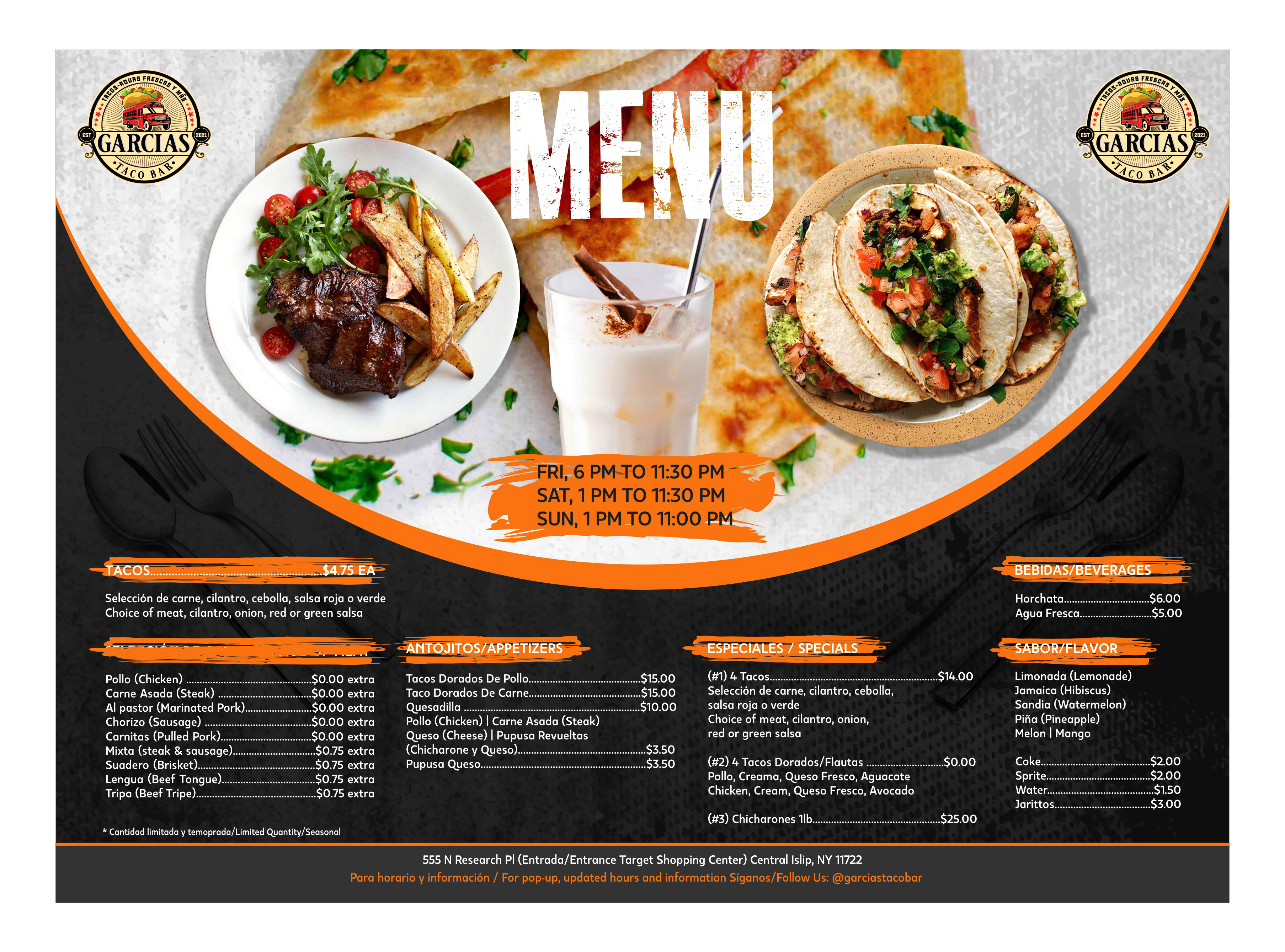 Menu Design by Fine Graphics House for this project | Design #28765854
