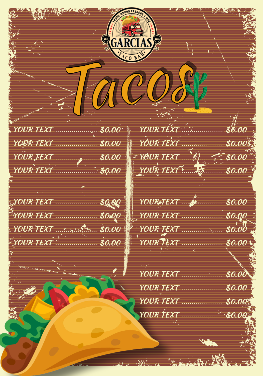 Menu Design by sormaz.tanja for this project | Design #28746205
