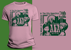 Sorority T shirt for annual conference | Diseño de Camiseta por SAI DESIGNS