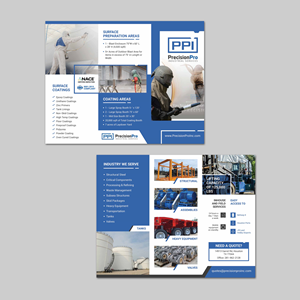 Design de Flyer par san.ty pour Precision Pro Inc | Design : #28740185