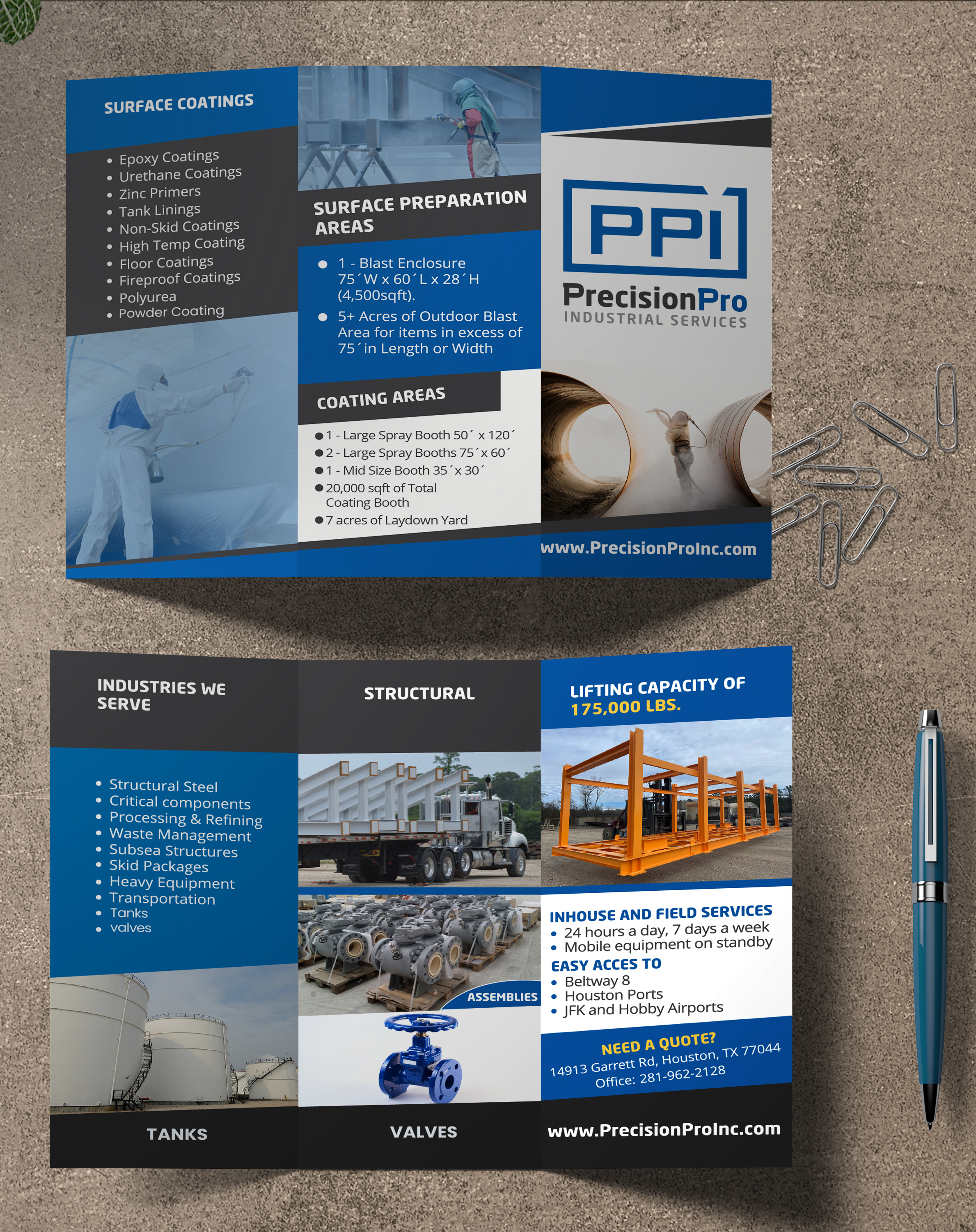 Flyer Design by AQKhan for Precision Pro Inc | Design #28741321